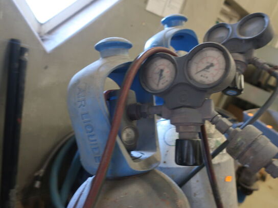 Skærebrænder inkl. stativ og flasker