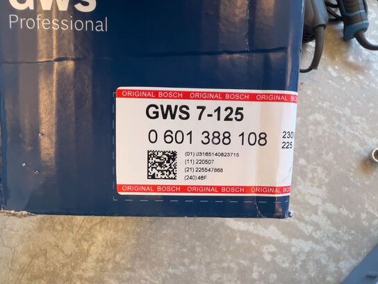 Vinkelsliber BOSCH GWS 7-125