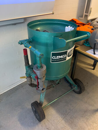 Sandblæser CLEMCO - OBS: Ikke funktionsdygtig!