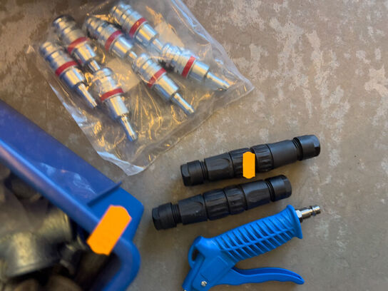 Div. fittings, koblinger m.v. til trykluft