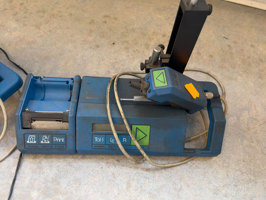 2 stk. måleinstrumenter HOMMEL WERKE T 1000 E m. printere