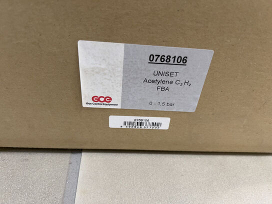 Regulator GCE UNISET Acelytene 0-1,5 bar (0768106)