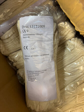 Handsker & beskyttelsesdragter (se billeder)