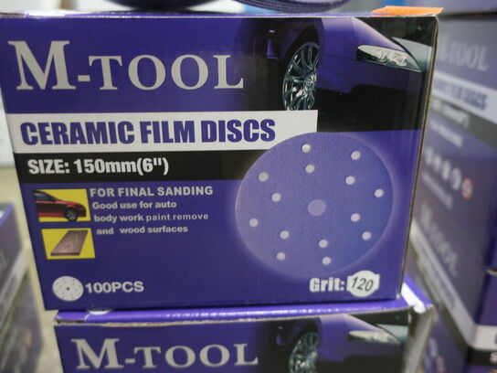 2 ks. M-TOOL keramiske slibeskiver Ø150 K120
