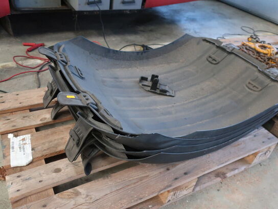 4 stk. plastskærme til lastbil