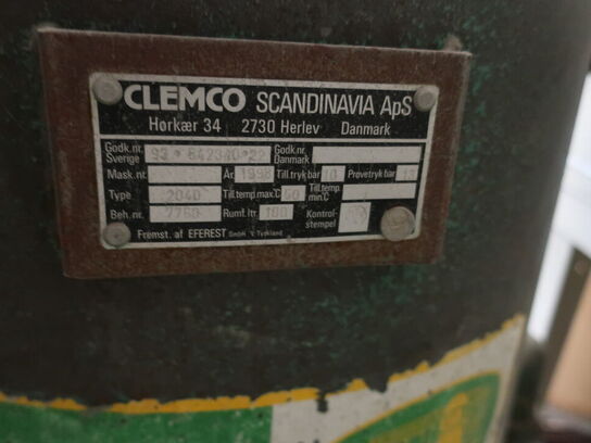 Sandblæser CLEMCO 2040 100L