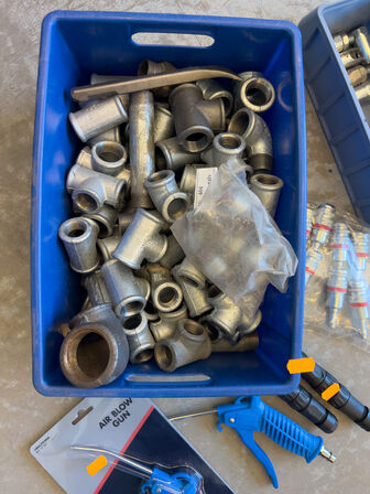 Div. fittings, koblinger m.v. til trykluft