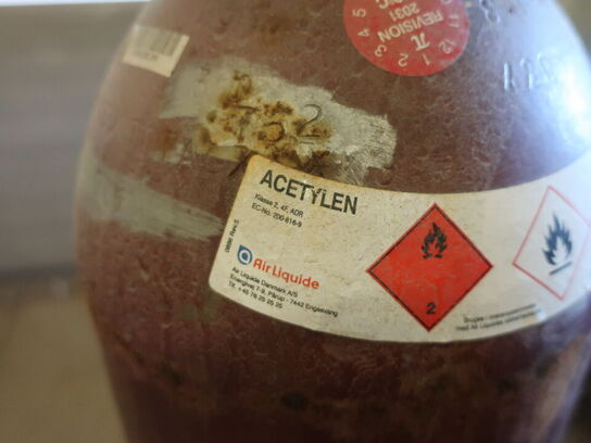 Skærebrænder inkl. stativ og flasker