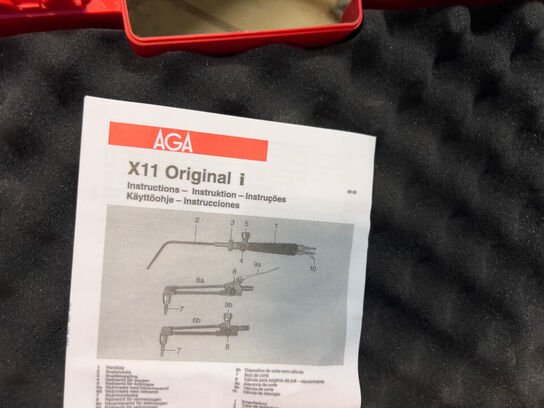 Skærebrændersæt AGA X11 (ubrugt)