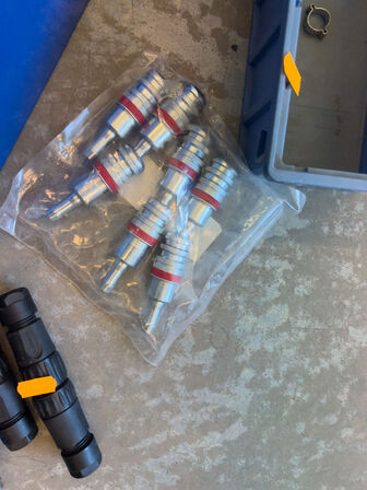 Div. fittings, koblinger m.v. til trykluft