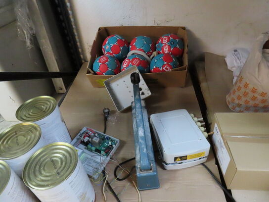 Pallereol med indhold