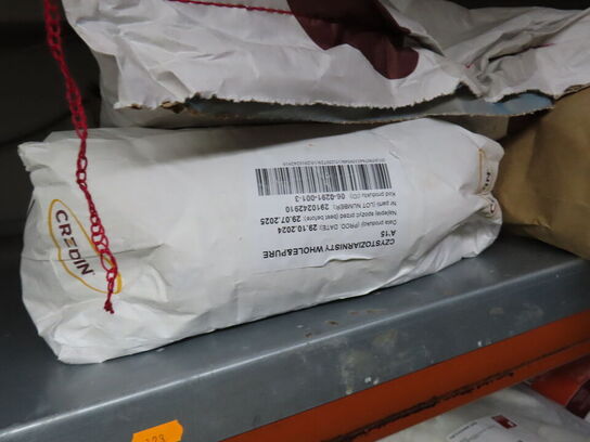 Pallereol med indhold