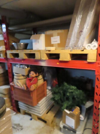 Pallereol med indhold