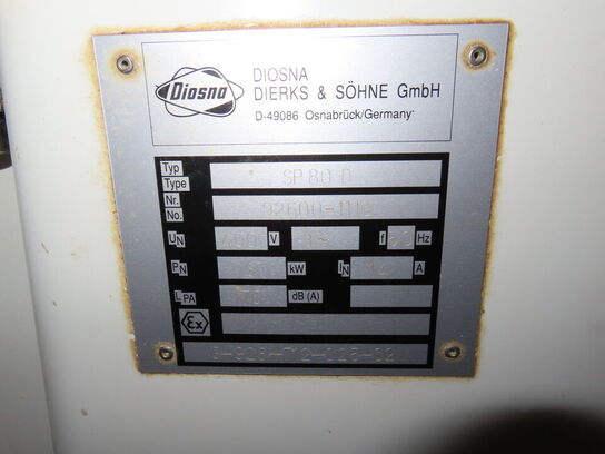 Spiraldejælter, DIOSNA SP 80 D