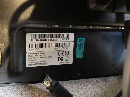 POS terminal med dankortterminal, stregkodescanner og pengeskuffe