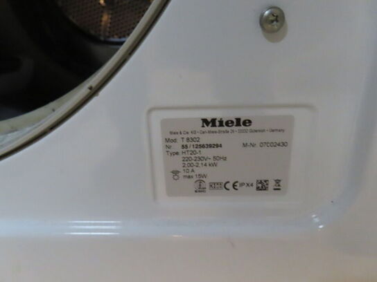 Tørretumbler, MIELE T 8302