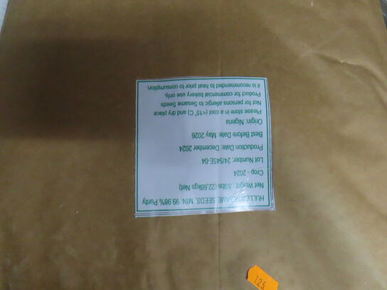 Pallereol med indhold