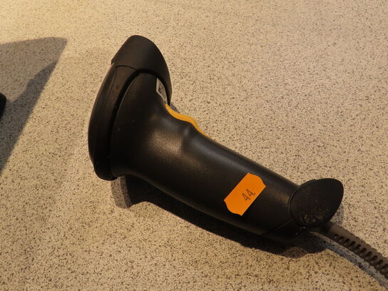 POS terminal med dankortterminal, stregkodescanner og pengeskuffe