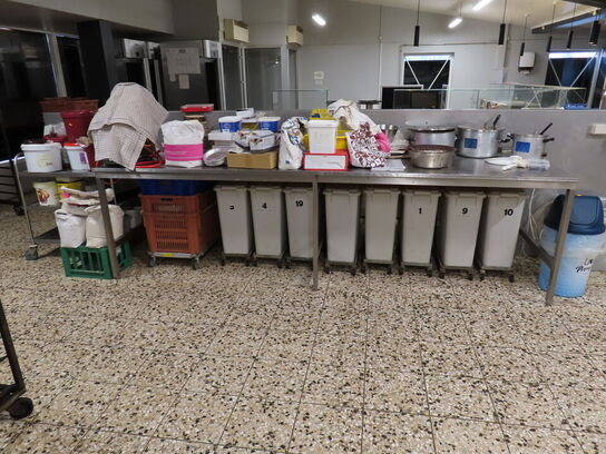 Arbejdsbord med indhold