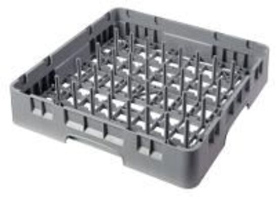 3 stk. Tallerkenkurv grå 8x4 pinde 500x500mm Cambro for 1/1 GN - glat