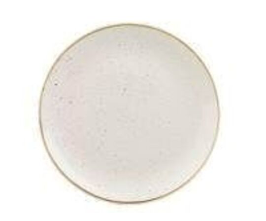 6 stk. Tallerken coupe vanilje 324 mm Stonecast Churchill