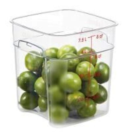 8 stk. Opbevaringsboks u/låg 7,6 ltr Cambro