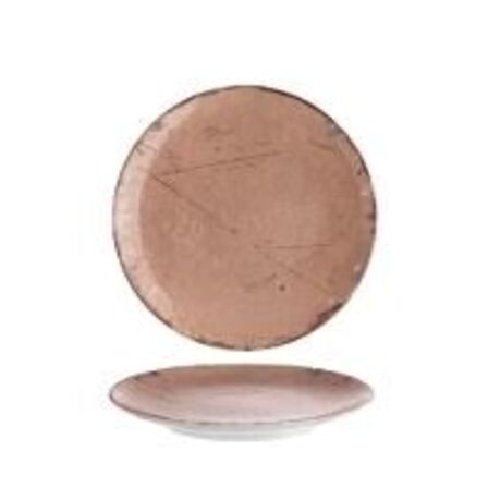 12 stk. Tallerken coupe rosa 240 mm Stone