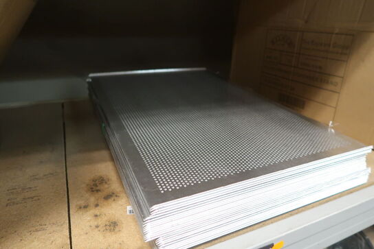 5 stk. Bageplade L600 x B400 mm perforeret m/ 2 buk - Restlager