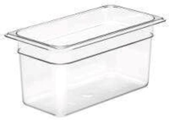 4 stk. Kantine 1/3 GN D150 mm klar Cambro