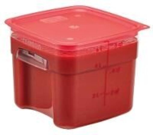 6 stk. Opbevaringsboks u/låg 5,7 ltr Cambro