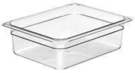 12 stk. Kantine 1/2 GN D100 mm klar Cambro