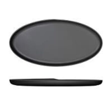 3 stk. Fad melamin mat sort B550 x D275 x H35mm Copenhagen