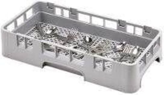 6 stk. Bestikkurv ½ 500x250 mm grå Cambro