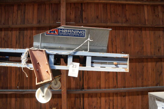 Transportbånd på hjul 