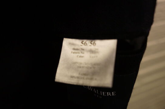 Blazer + bukser CAVALIERE  STR. 56 Navy 