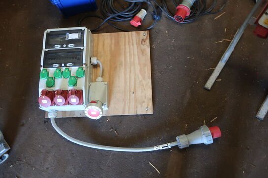 Byggepladstavler og kabler