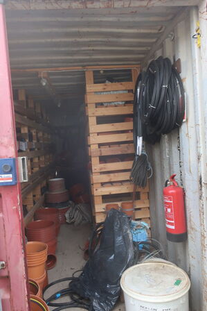 20' container med indhold