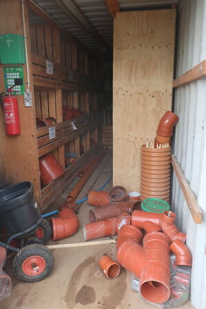 20' container med indhold