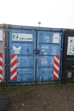 20' container med indhold