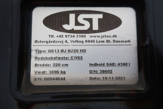 Graveskovl JST GS13 ØJ B220 HD