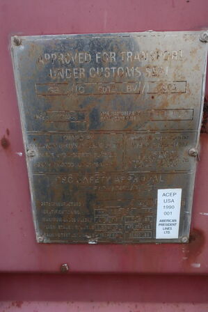 20' container med indhold