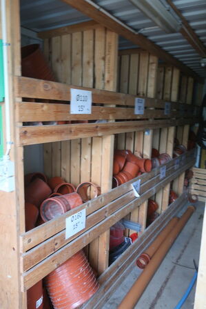 20' container med indhold