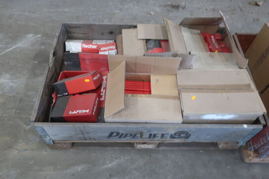 Udstyr til HILTI værktøj samt bolte m.v. 