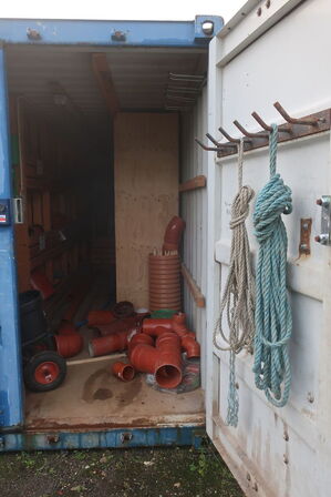 20' container med indhold