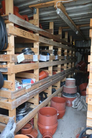 20' container med indhold