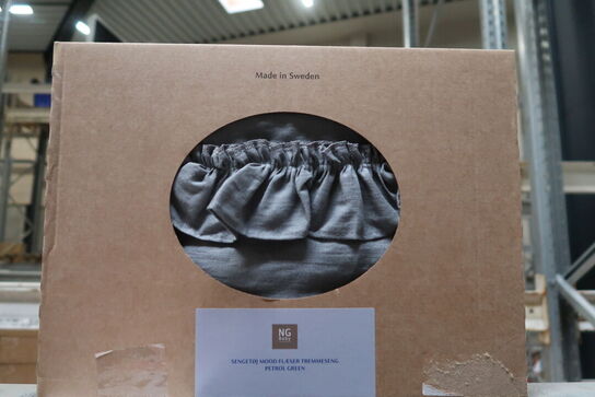 NG Baby Sengetøj, Petrol Green - 100x140 cm & 40x45 cm 