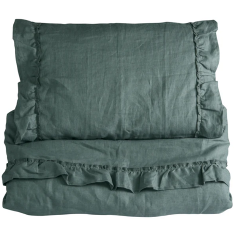 NG Baby Sengetøj, Petrol Green - 100x140 cm & 40x45 cm 