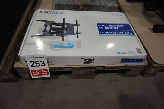 Sinox One full motion  TV vægbeslag. 37"-85"