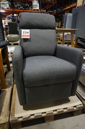 Mikkeli lænestol med tip/tilt- mørkegrå 