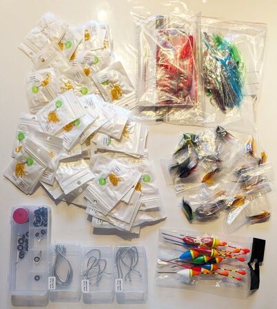 Kæmpe lot med Fiskegrej